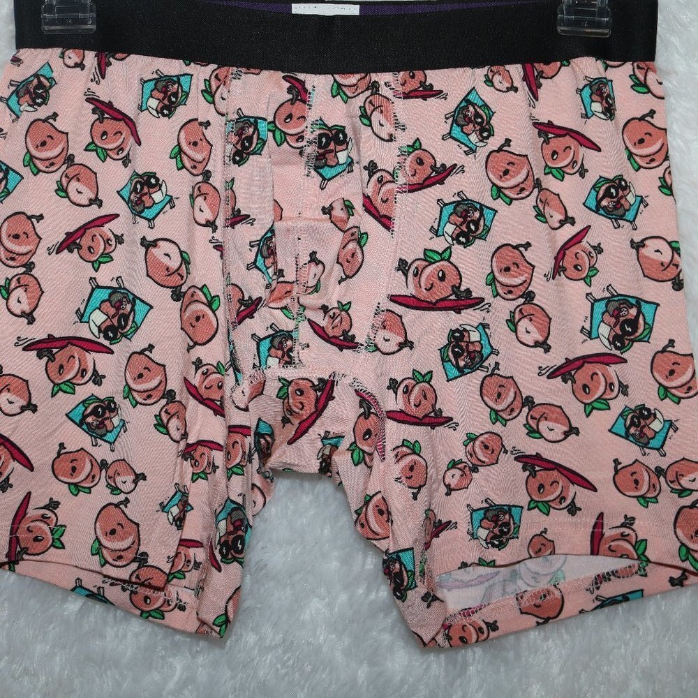 MeUndies surfing peaches men's boxer briefs size medium
